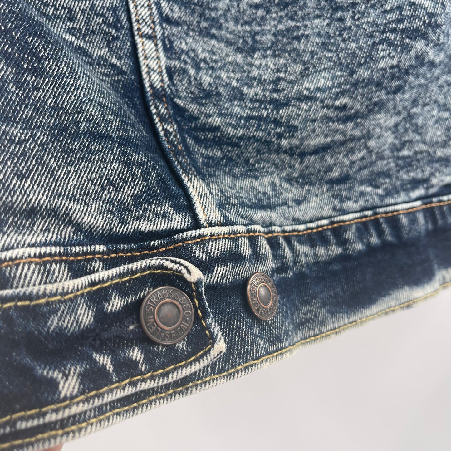 Levi Strauss Acid Washed Denim Jacket (S)