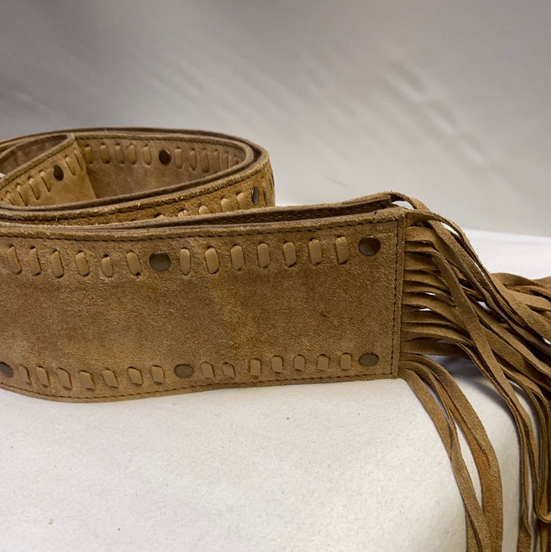 Free People Thick Suede Belt