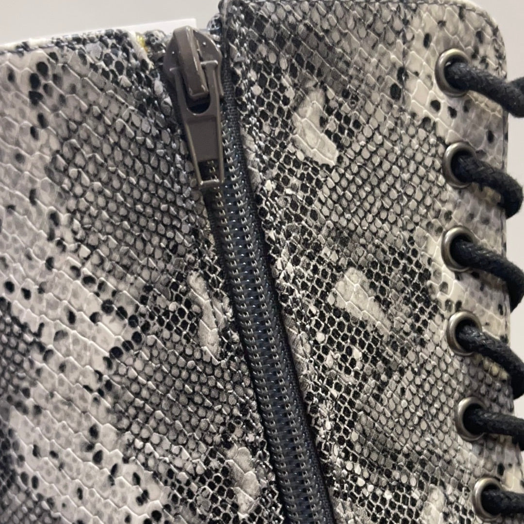 Coconuts by Matisse Snake Skin Patterned Zip Up Boots