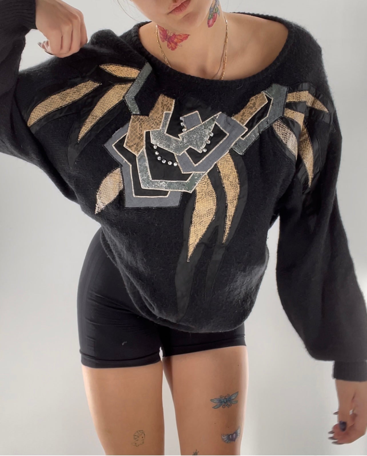 Angenie 1980s Vintage Sweater (Large)