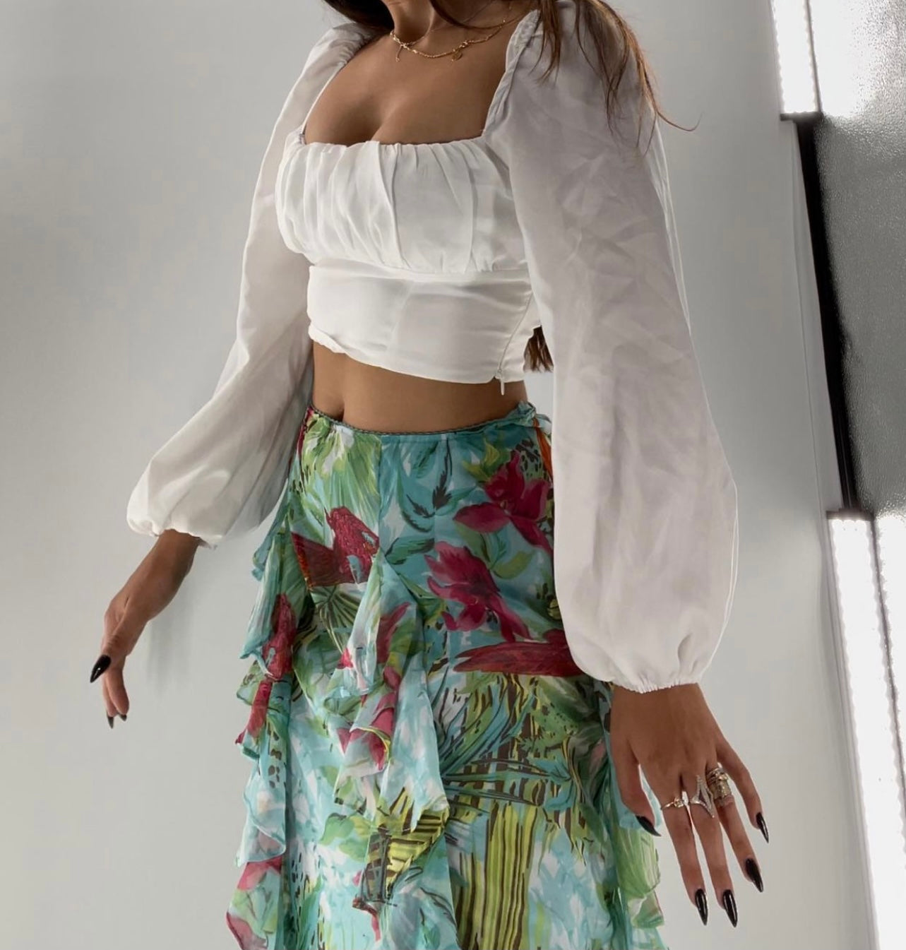 Princess Polly Cropped Milkmaid Top (4)