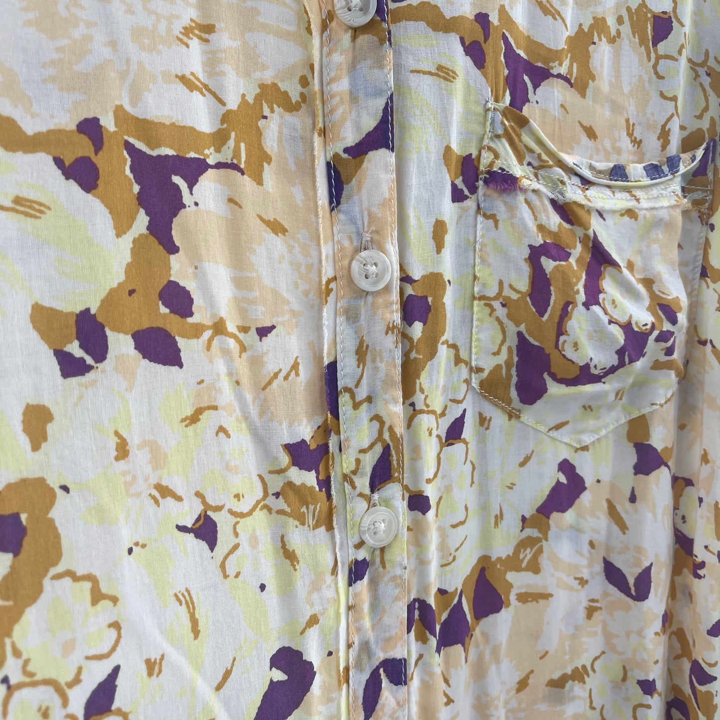 Free People Patterned Button Up (S)