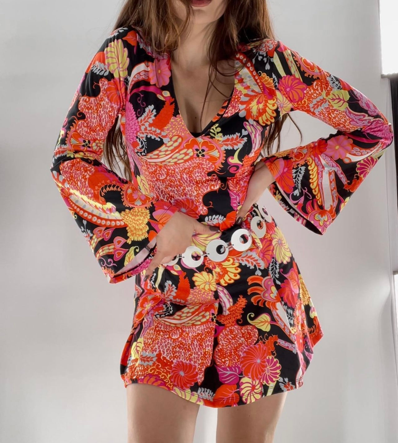 Hippie Paisley Dress (S)