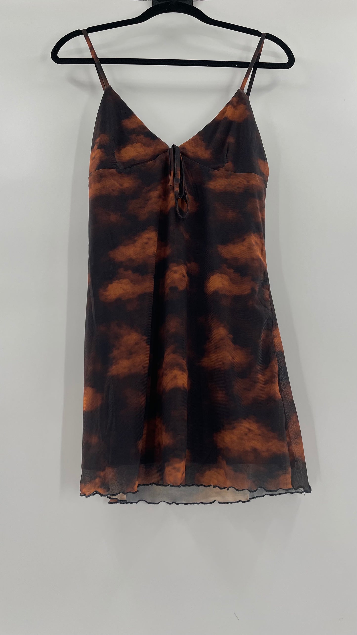 HighRack Sublime Rusted Clouds Mesh Slip Dress (Slip)