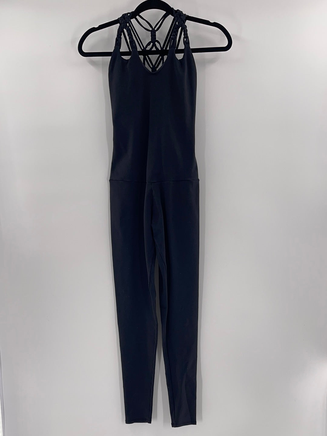 Mika Yogawear - Black Bodysuit Jumpsuit (Size Small)