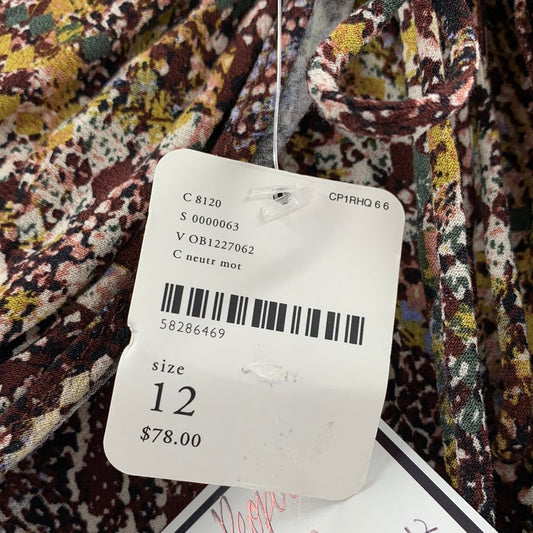 Free People Snake Print Mini Skirt(Size 6) - with tag -