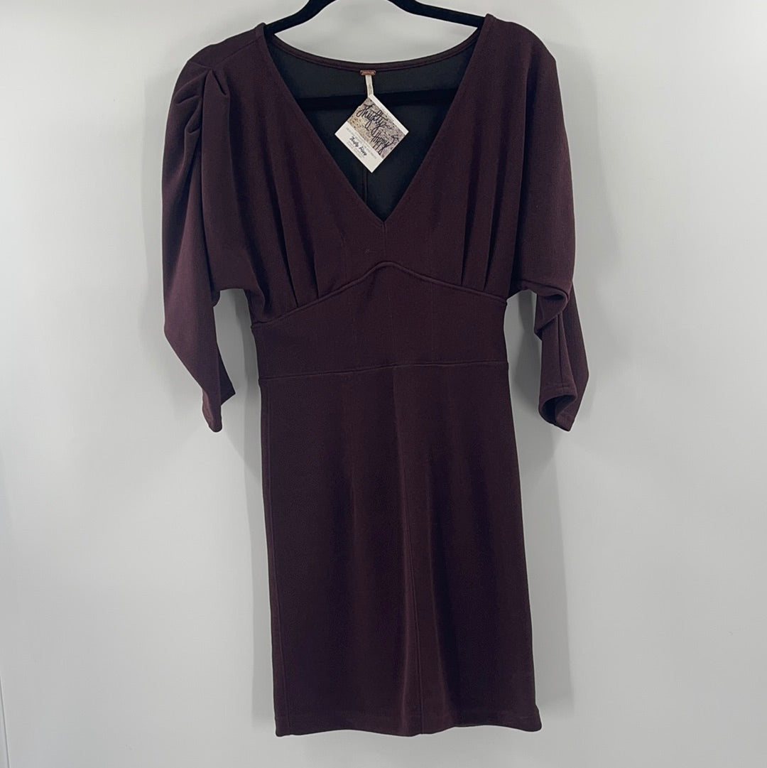Free People Burgundy Dress (S)