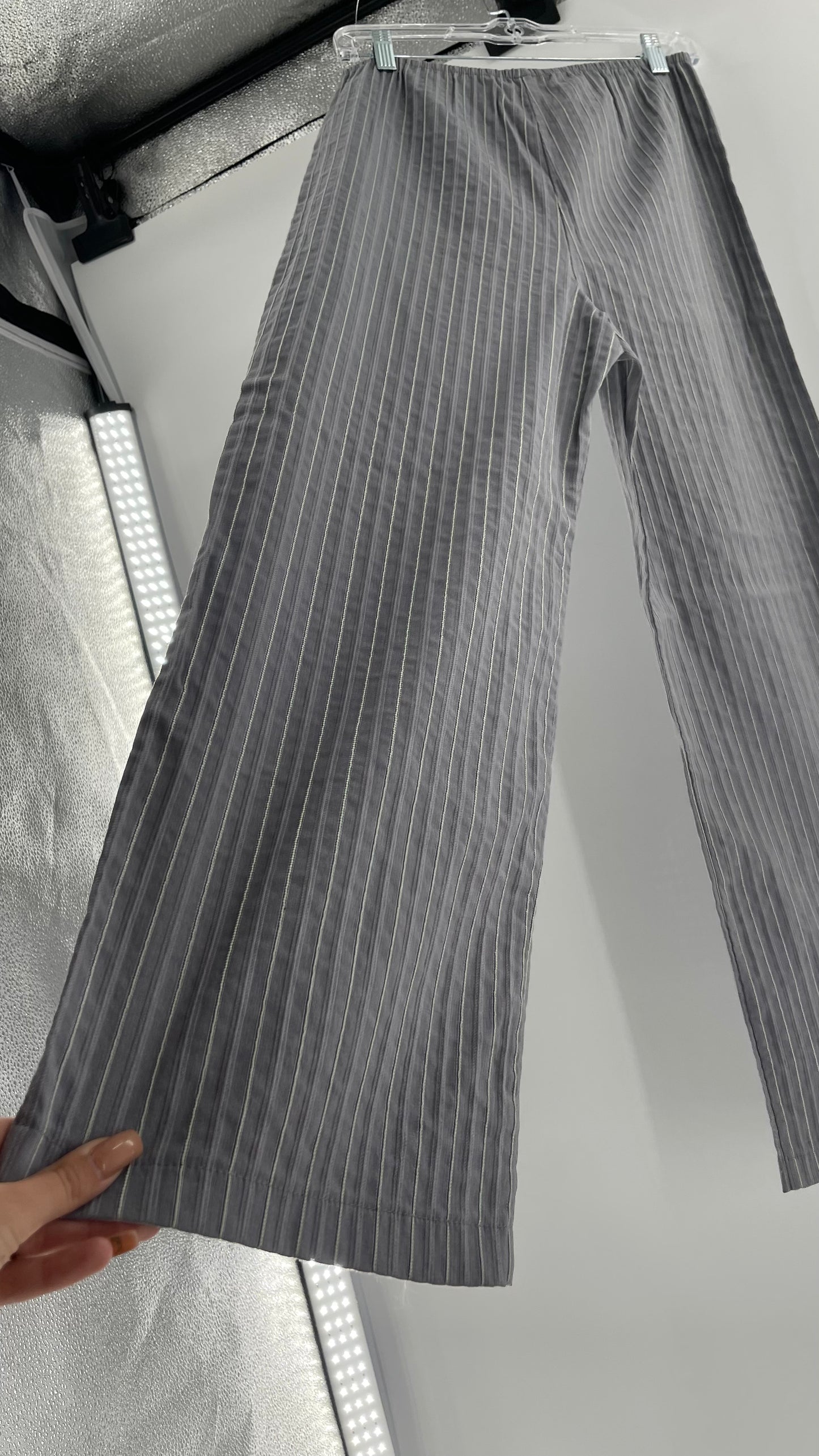 Vintage Pinstripe Wide Legs (Medium)