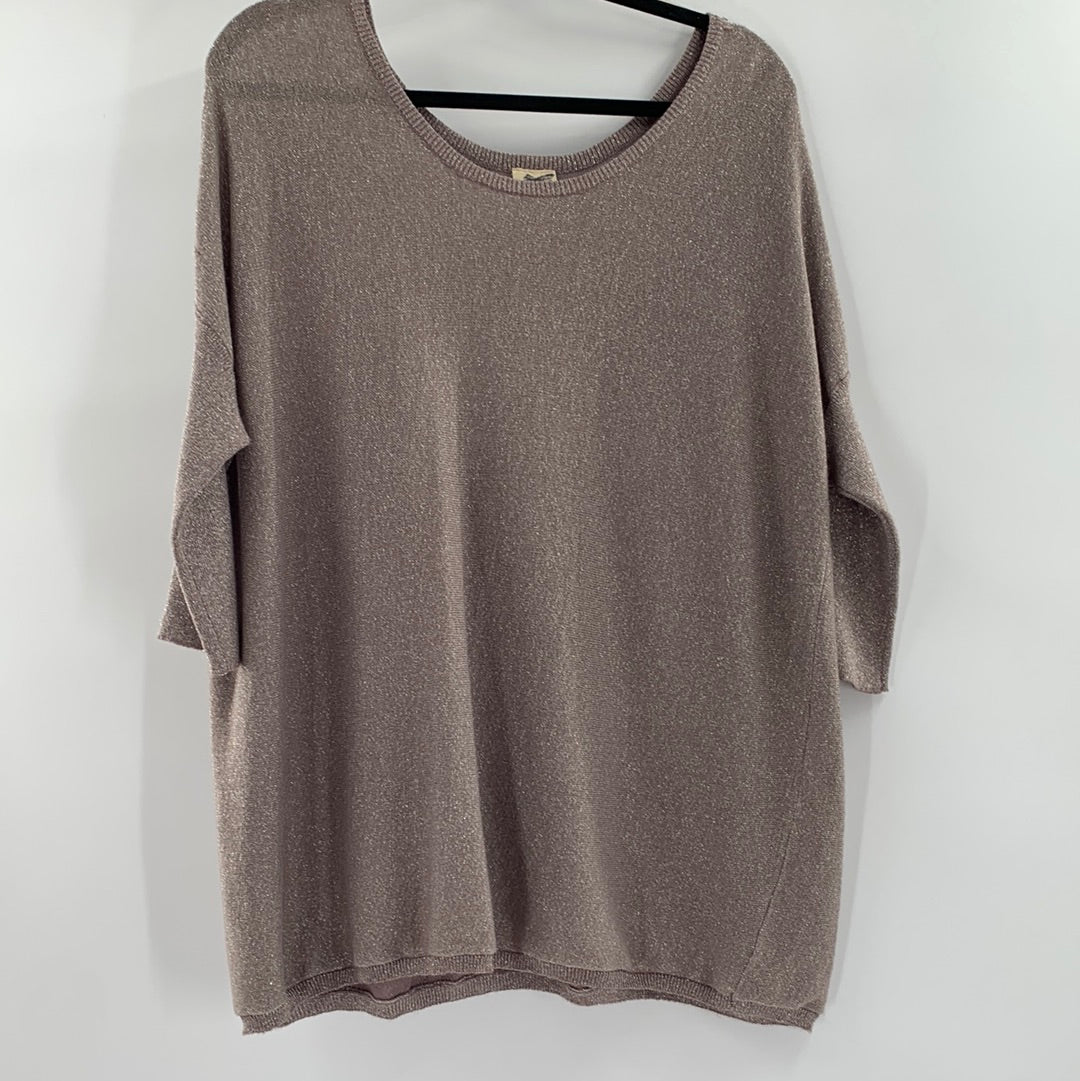DayTrip Brown/Lilac Sparkle Knit (S)