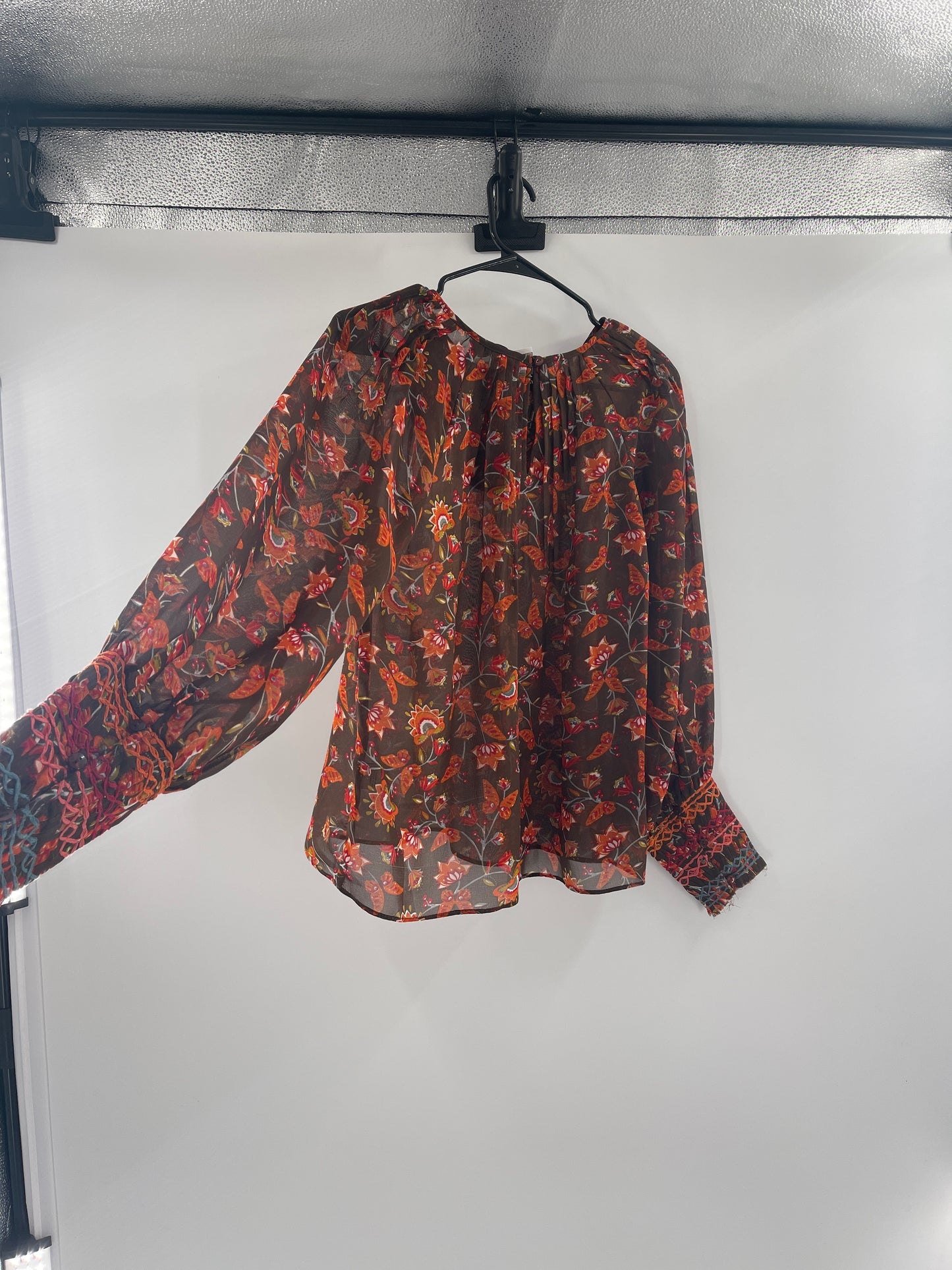 Ranna Gil Fall Toned Blouse (S)