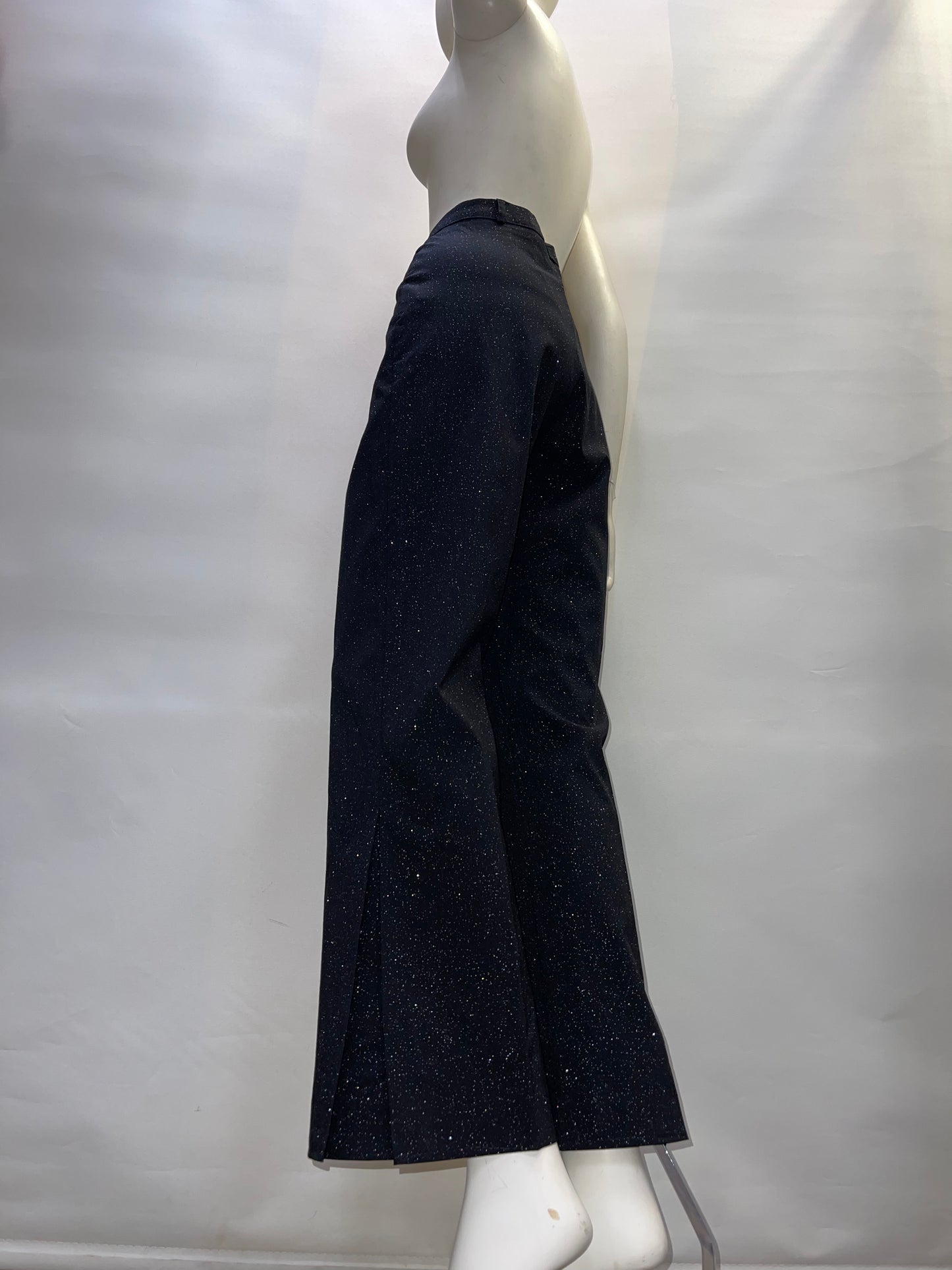 CLOCKHOUSE Vintage Button Up Sparkle Pants (Sz 28)