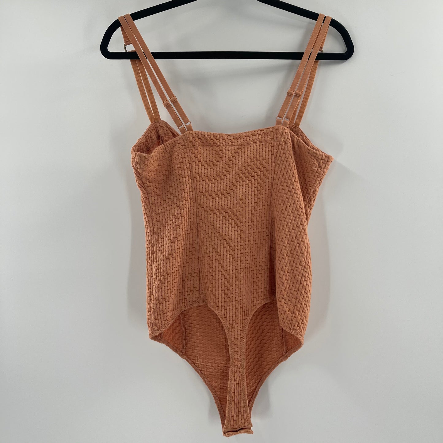 Intimately Free People Salmon Knit Bodysuit (L)