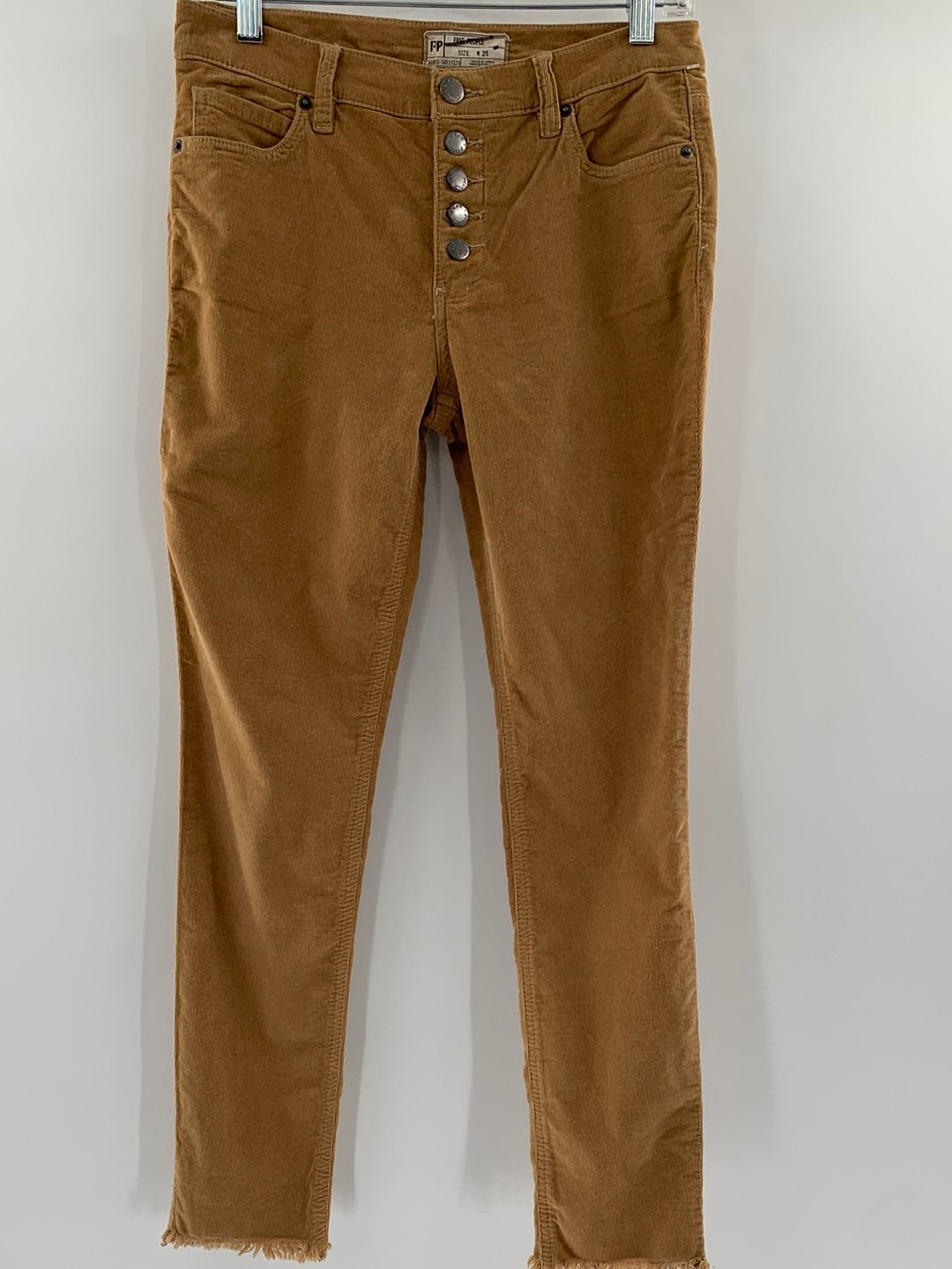 Free People Corduroy Skinny Jeans (Size W 25)