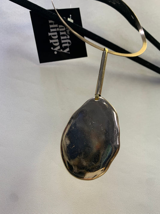 Free People Liquid Metal Necklace