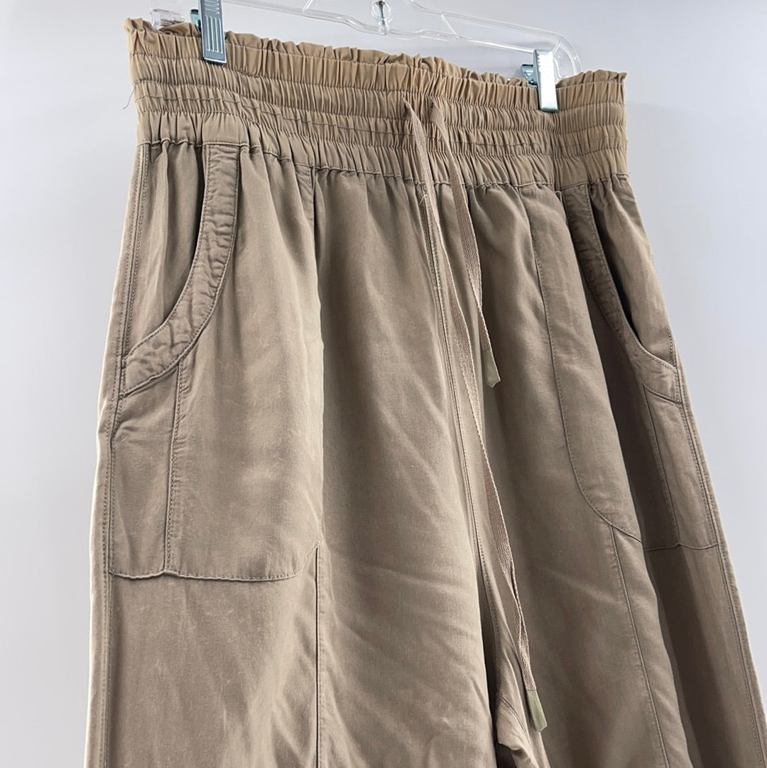 Free People Movement Tan Joggers