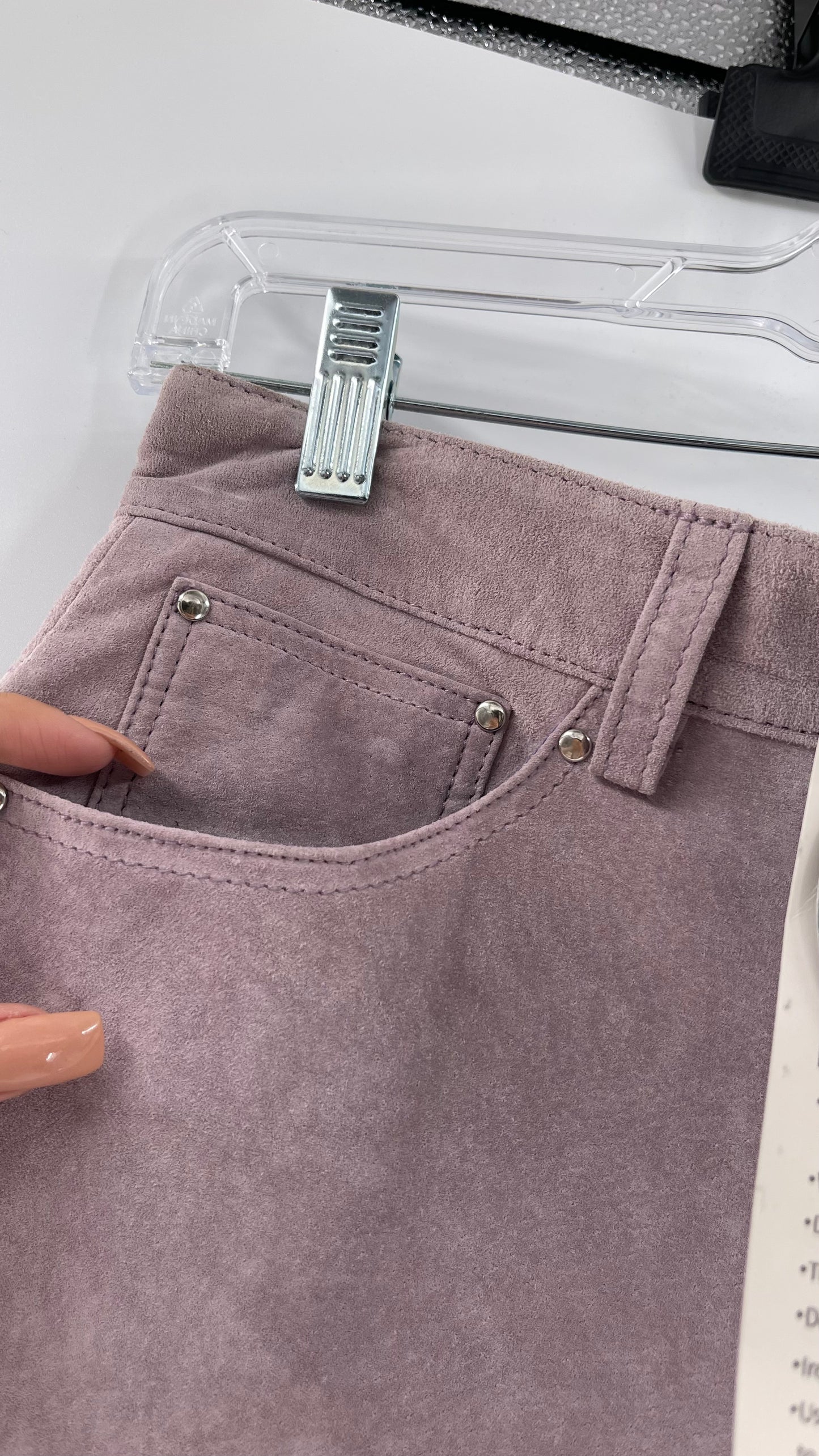 MIXIT Deadstock Vintage Suede High Rise Pants (10)