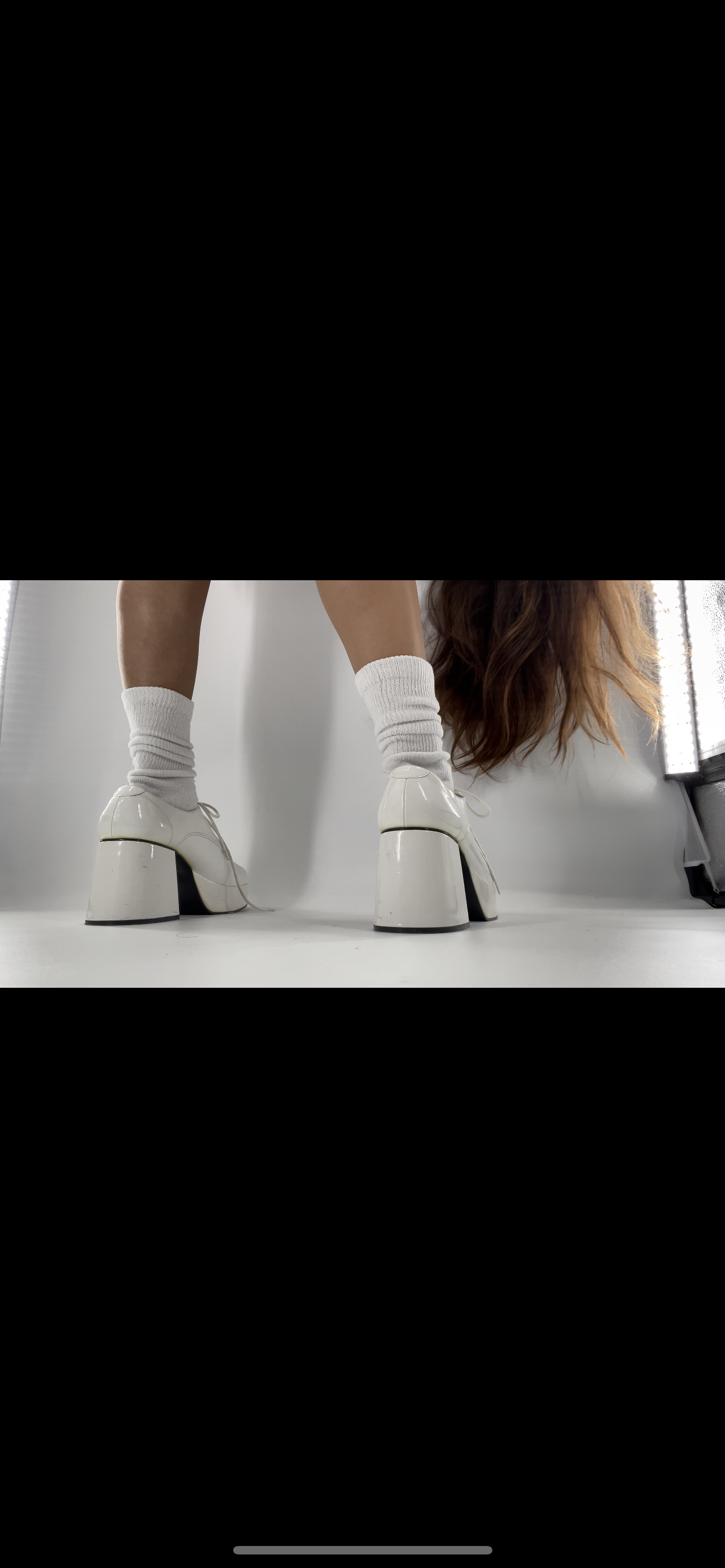 Funtasma White Platform Oxfords (M)