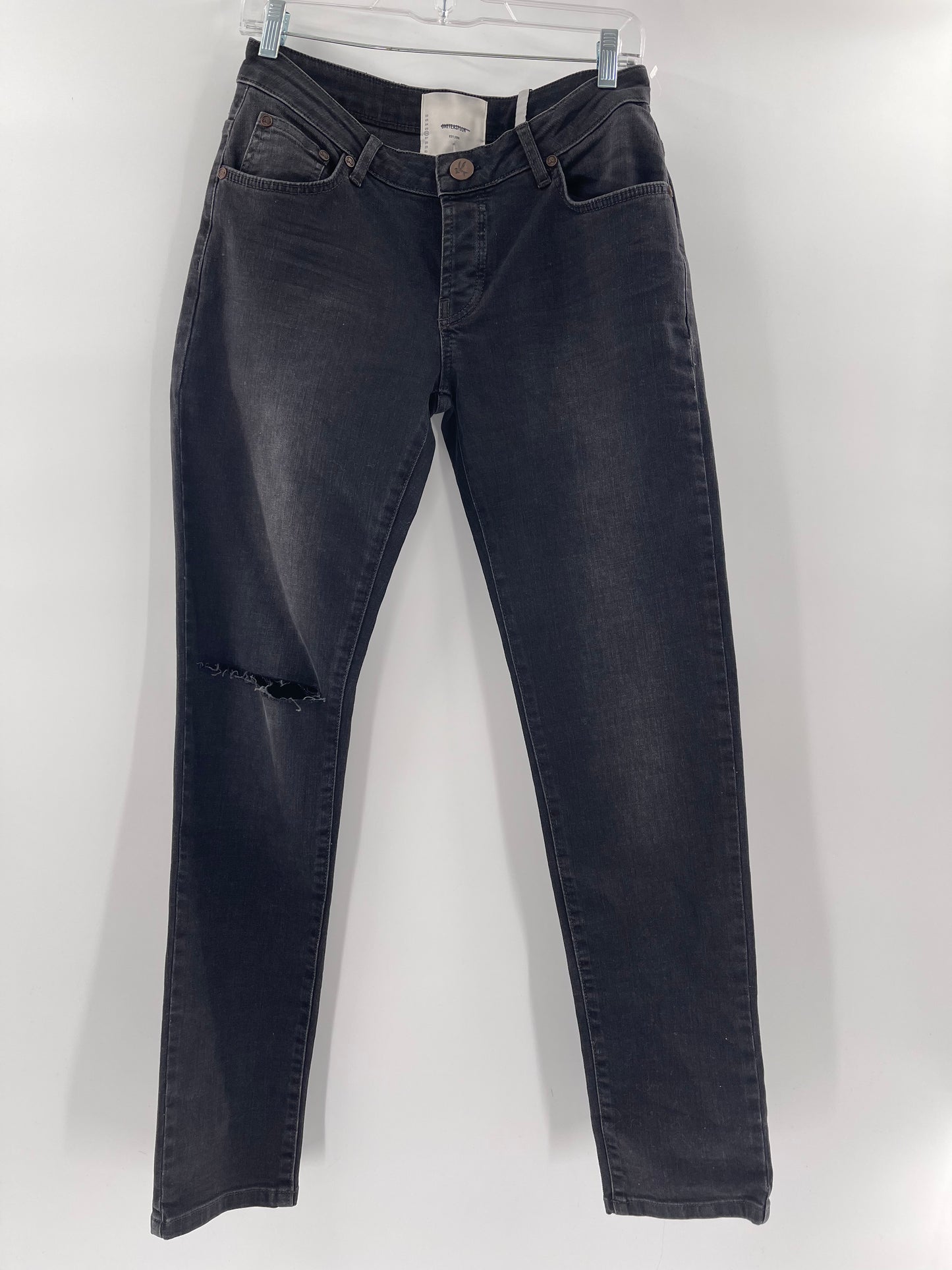 One Teaspoon Charcoal Grey “Awe Baggies Jean” (Sz 26)
