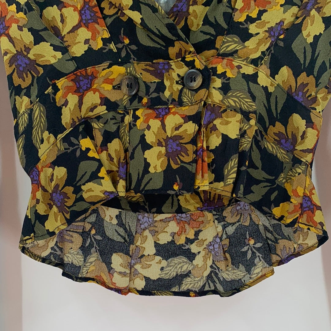 Free People Autumn Dark Florals Crop (0)