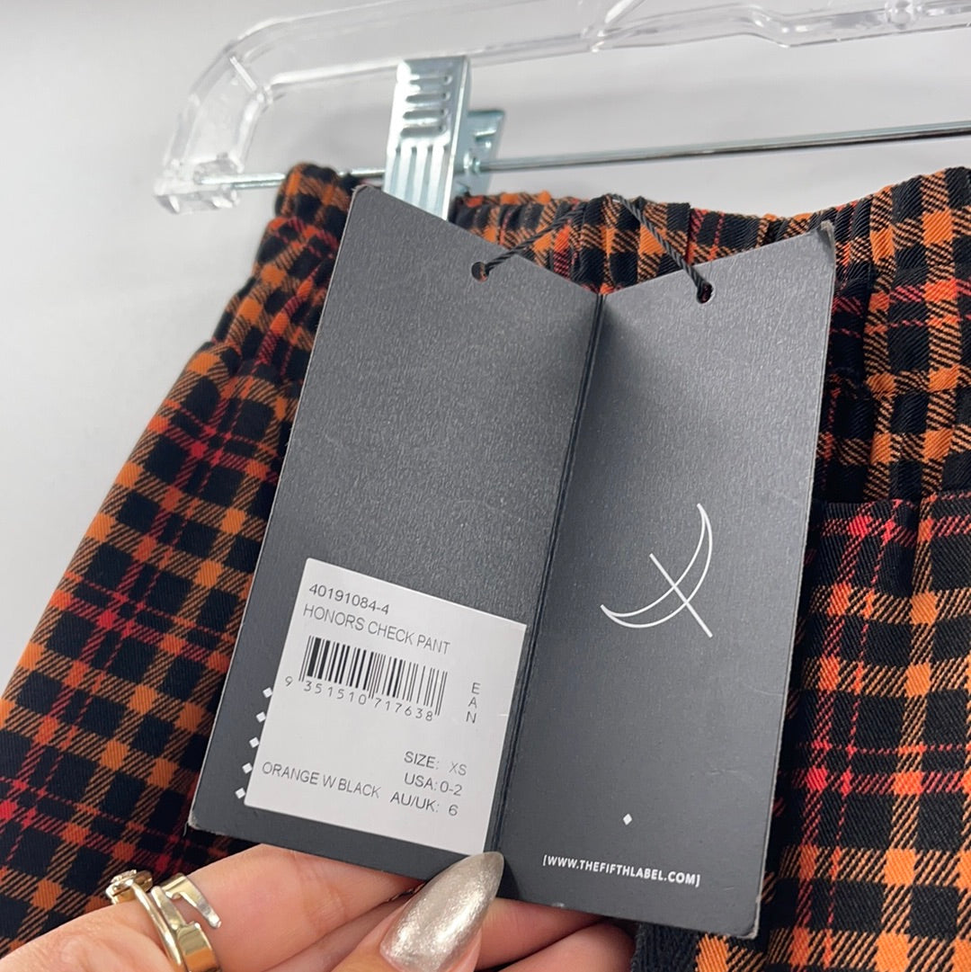 The Fifth Label Plaid Straight Legs (Sz 0-2)