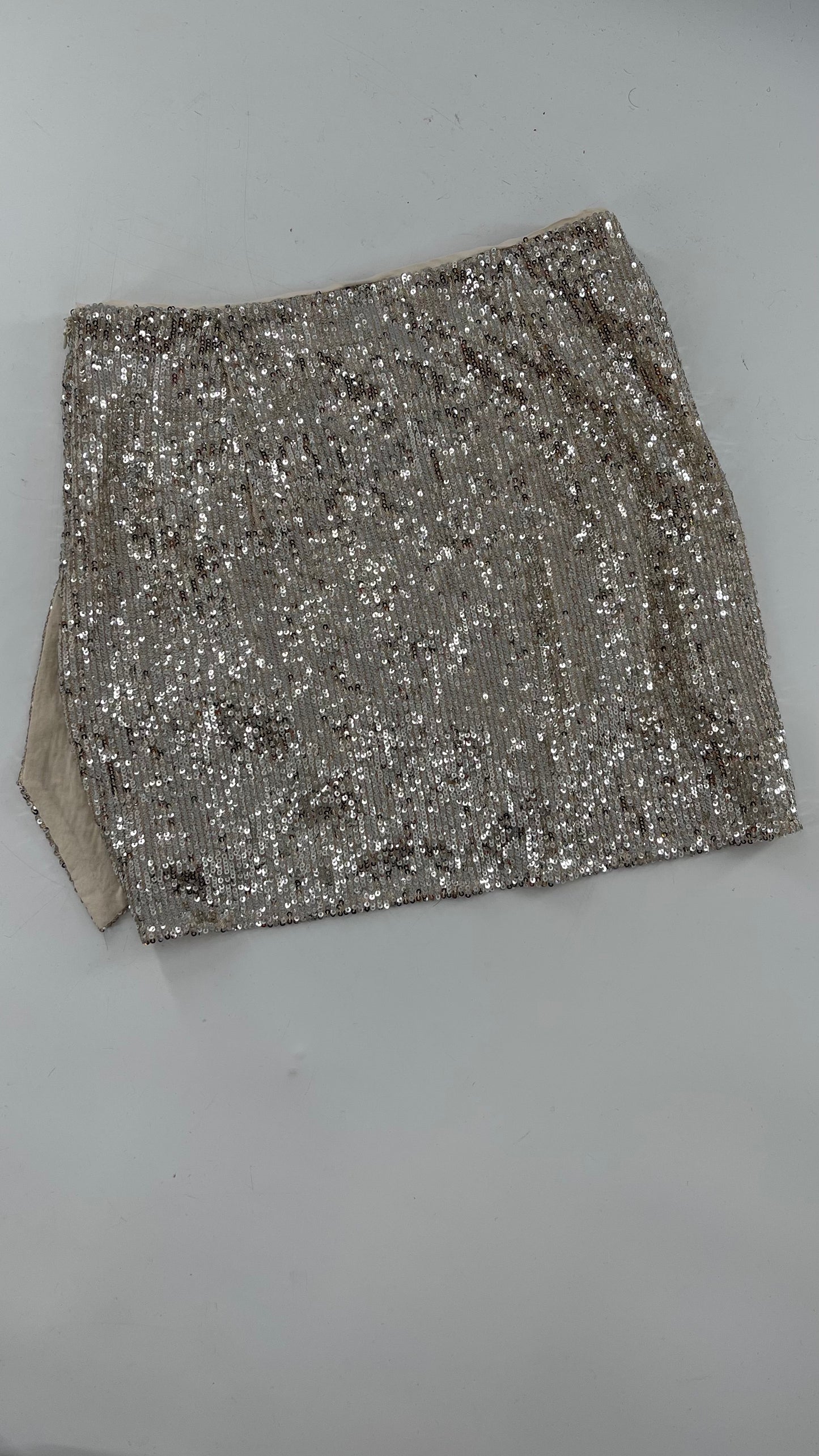 Free People Champagne Sequin Skirt (0)