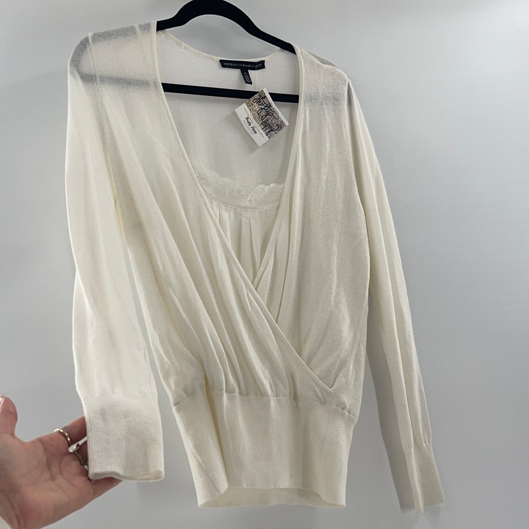 White House Black Market White Knit (S)