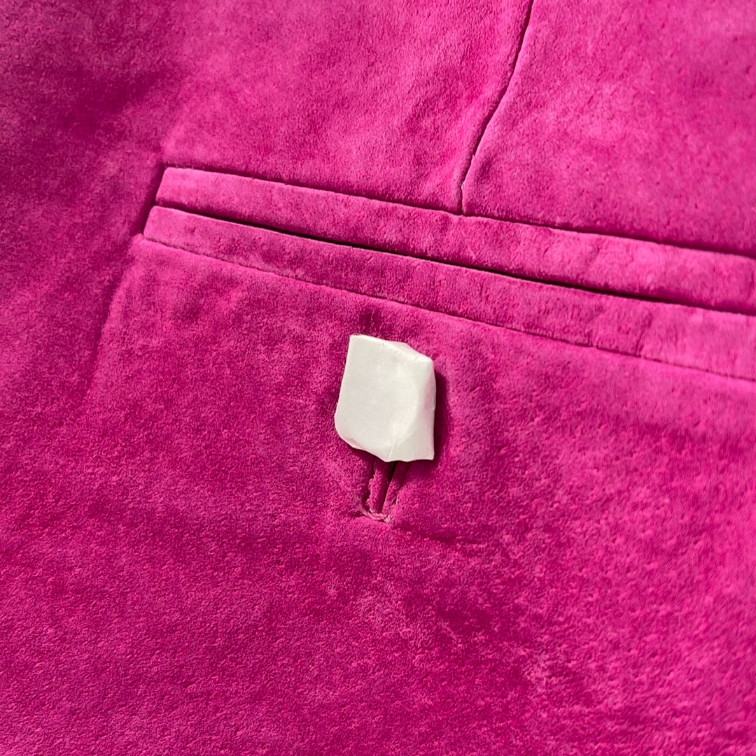 Vintage J.G. Hook Hot Pink 100% Genuine Leather Pants (Size 10)