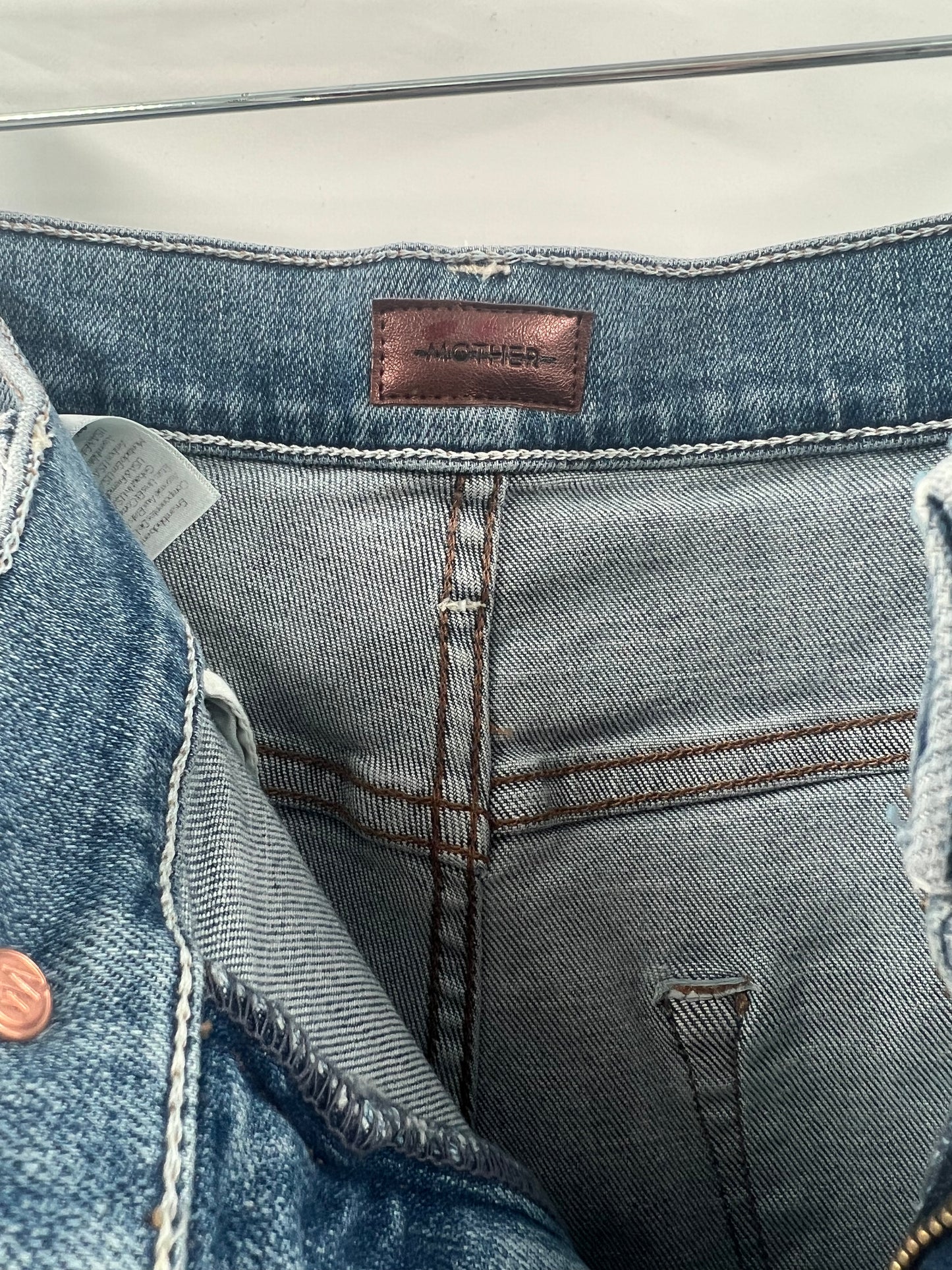 Mother Anthropologie Light Wash Jeans (Size 31)