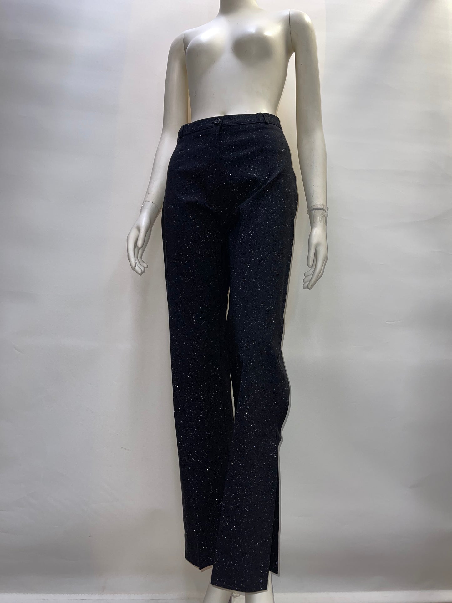 CLOCKHOUSE Vintage Button Up Sparkle Pants (Sz 28)