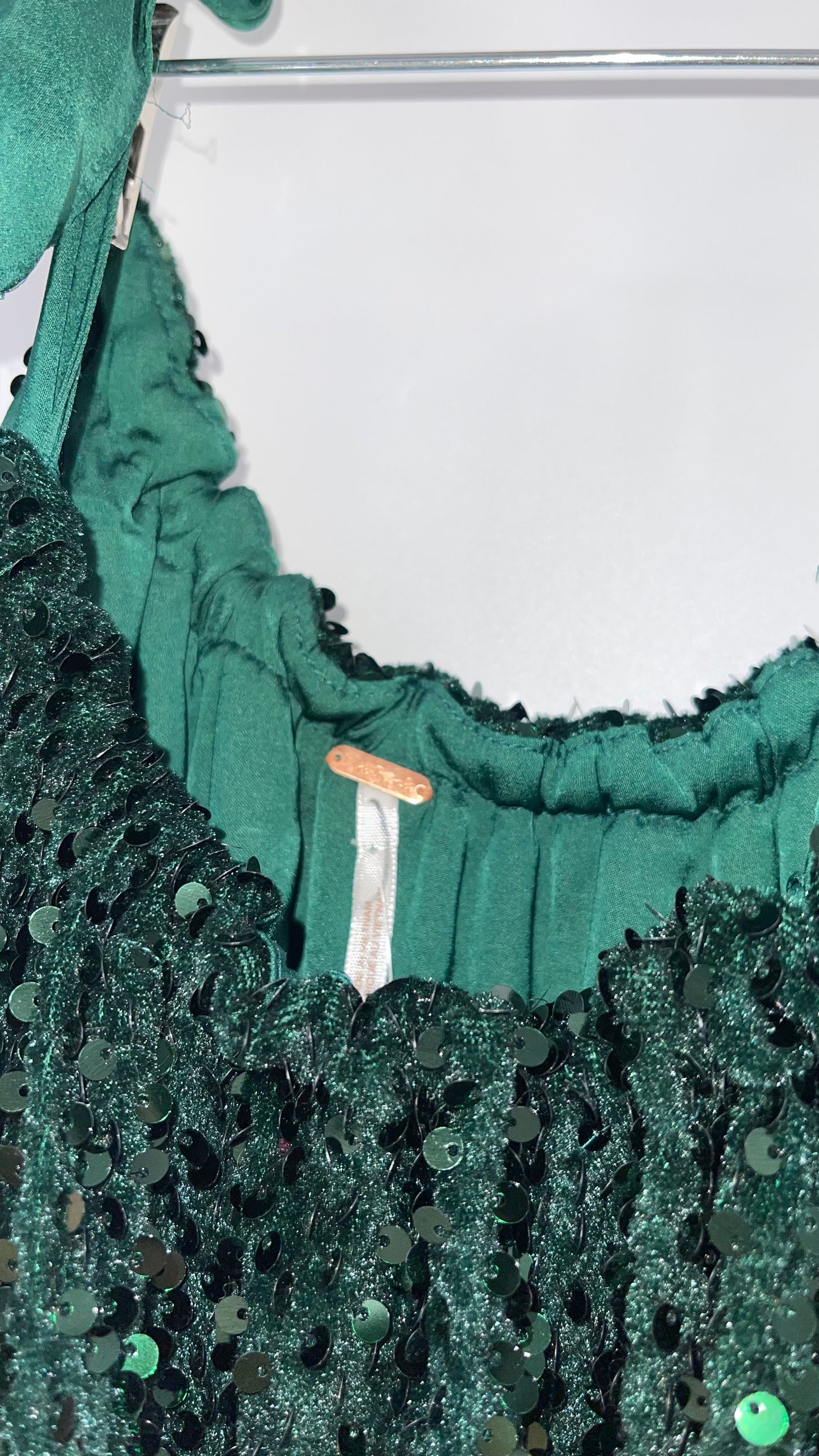 Free People Emerald Green Babydoll (XS)
