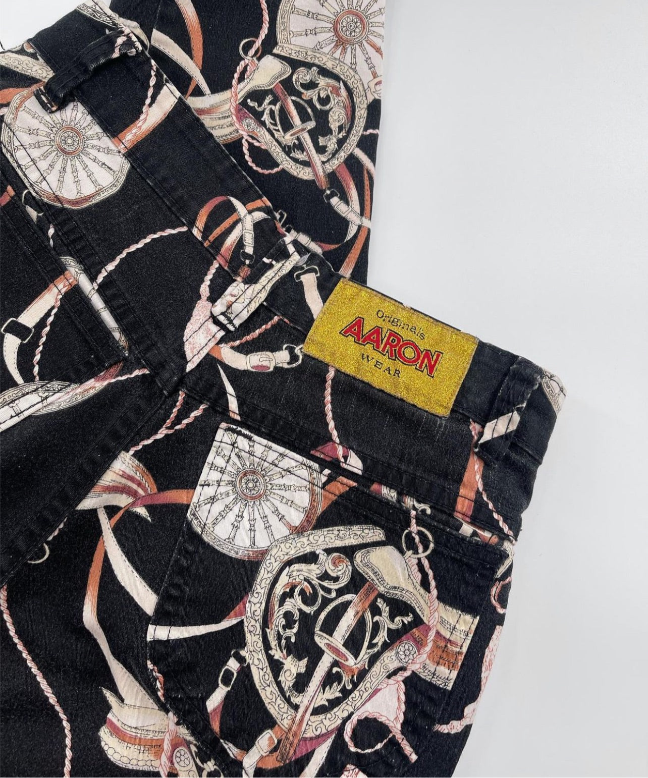 Original’s Aaron Wear Jeans (Salmon + Tan Color)