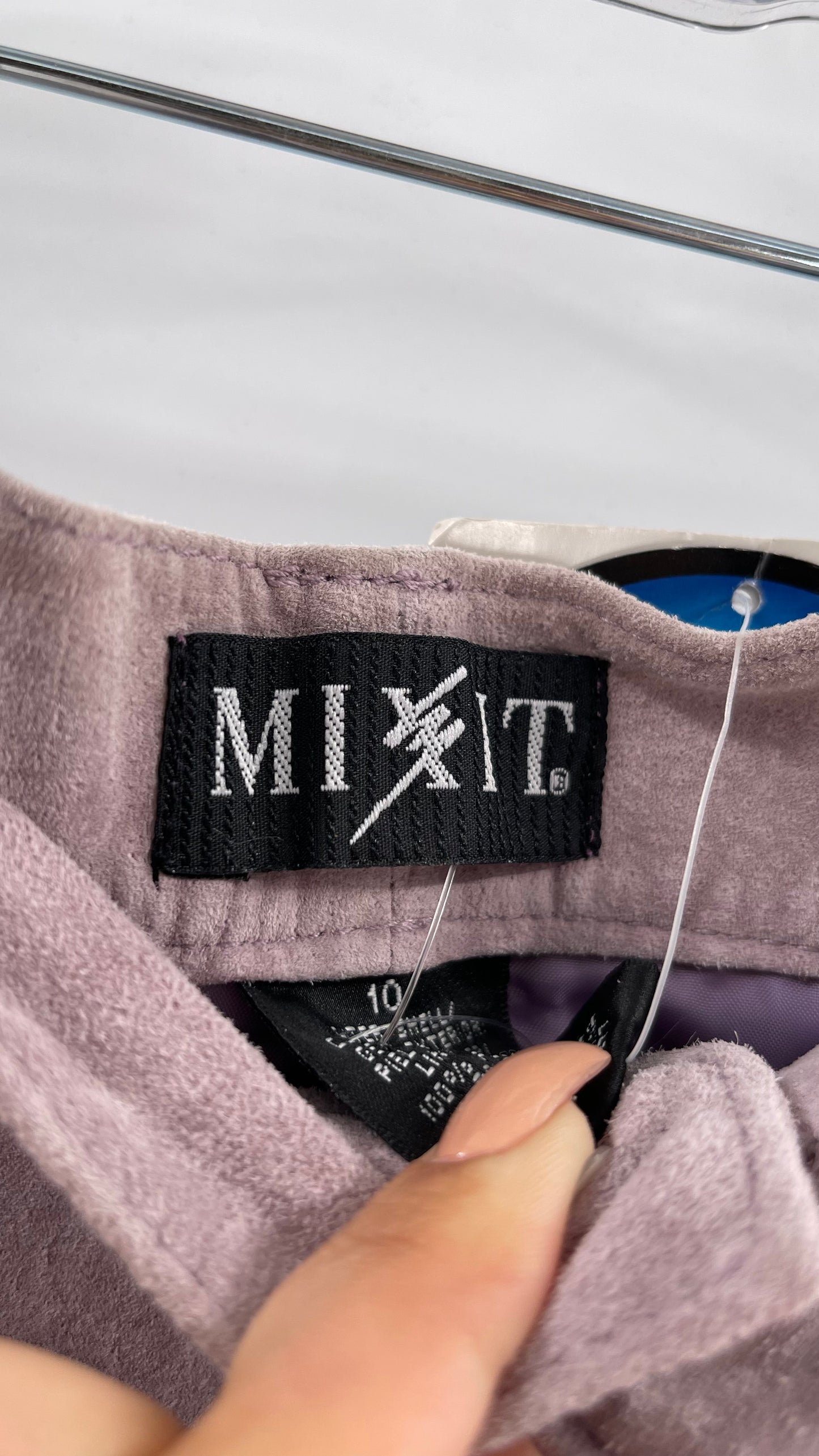 MIXIT Deadstock Vintage Suede High Rise Pants (10)