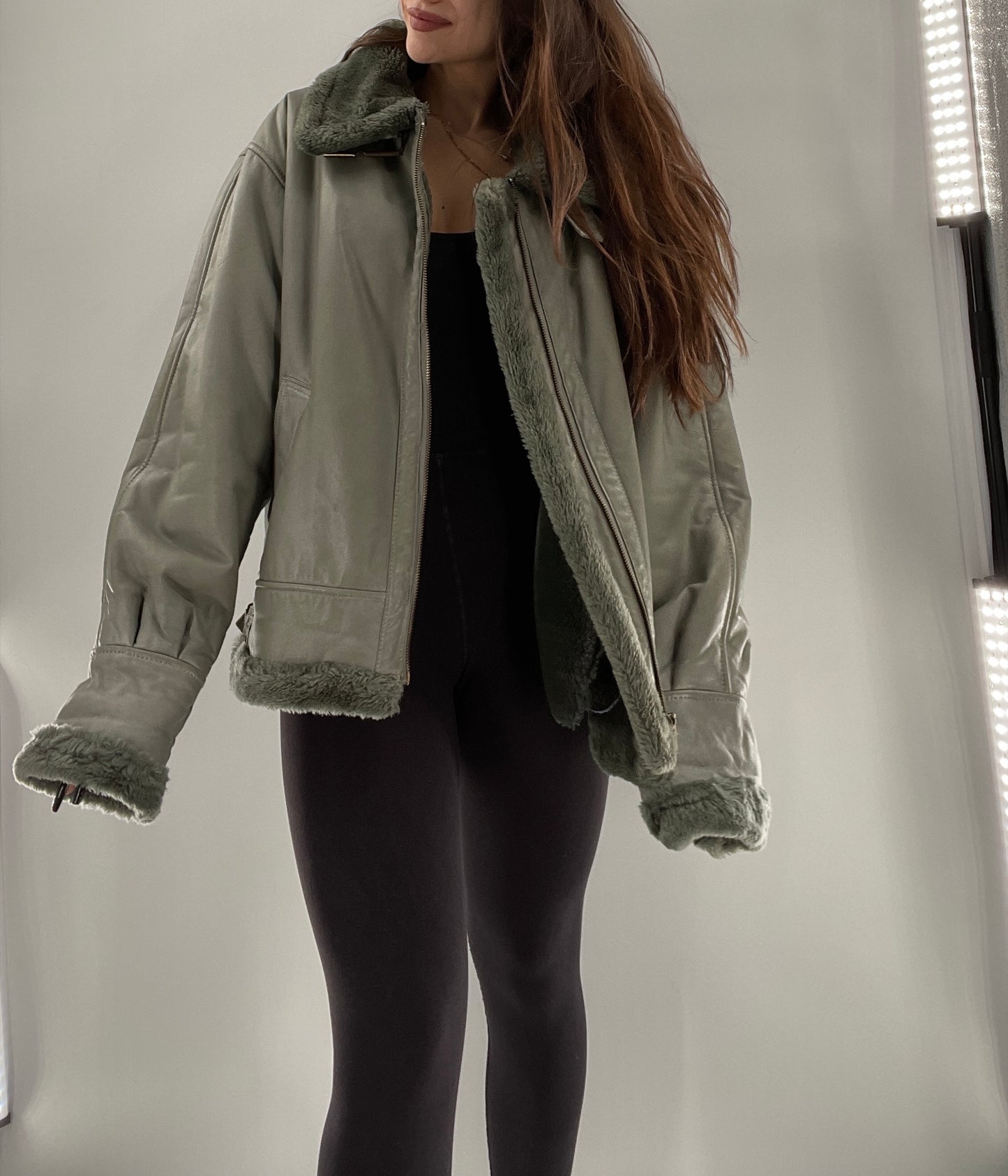Rare Vintage Hind Leather Jacket (Medium)