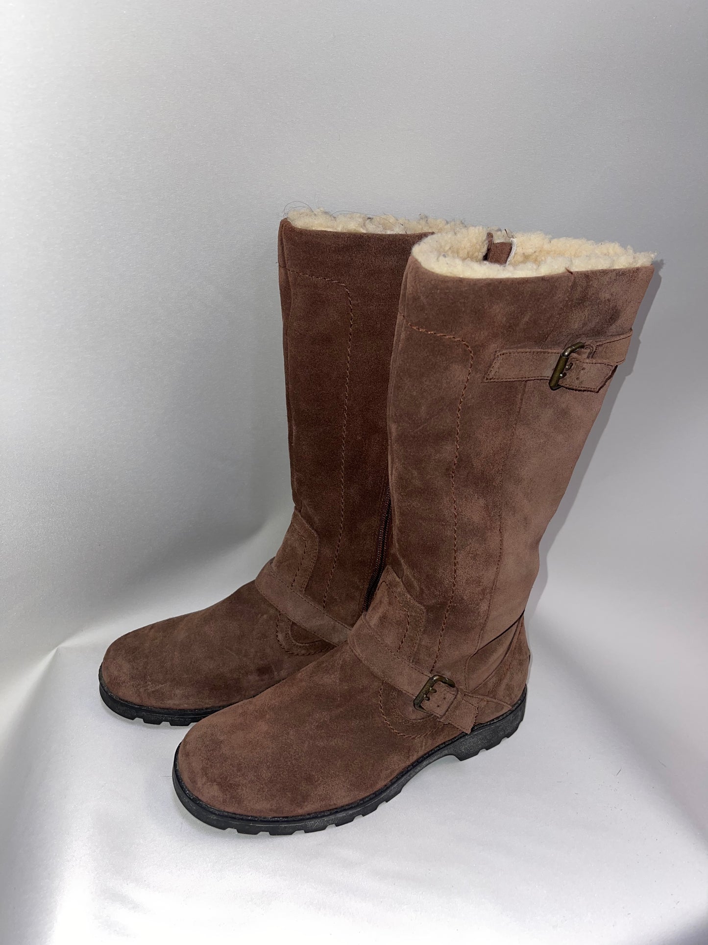 UGG Brown Zip Up Winter Boot