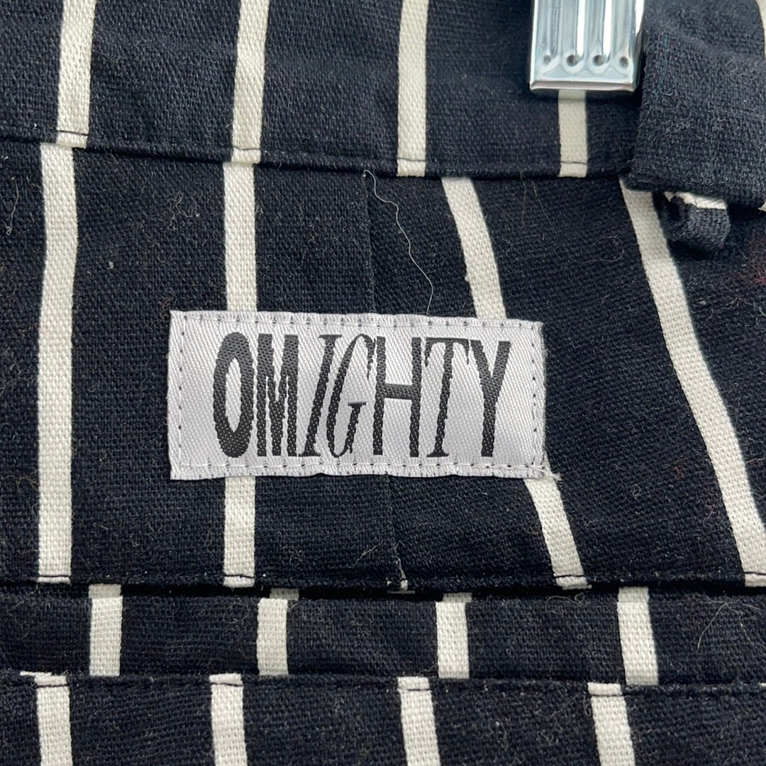 OMIGHTY Split Jean Black + White