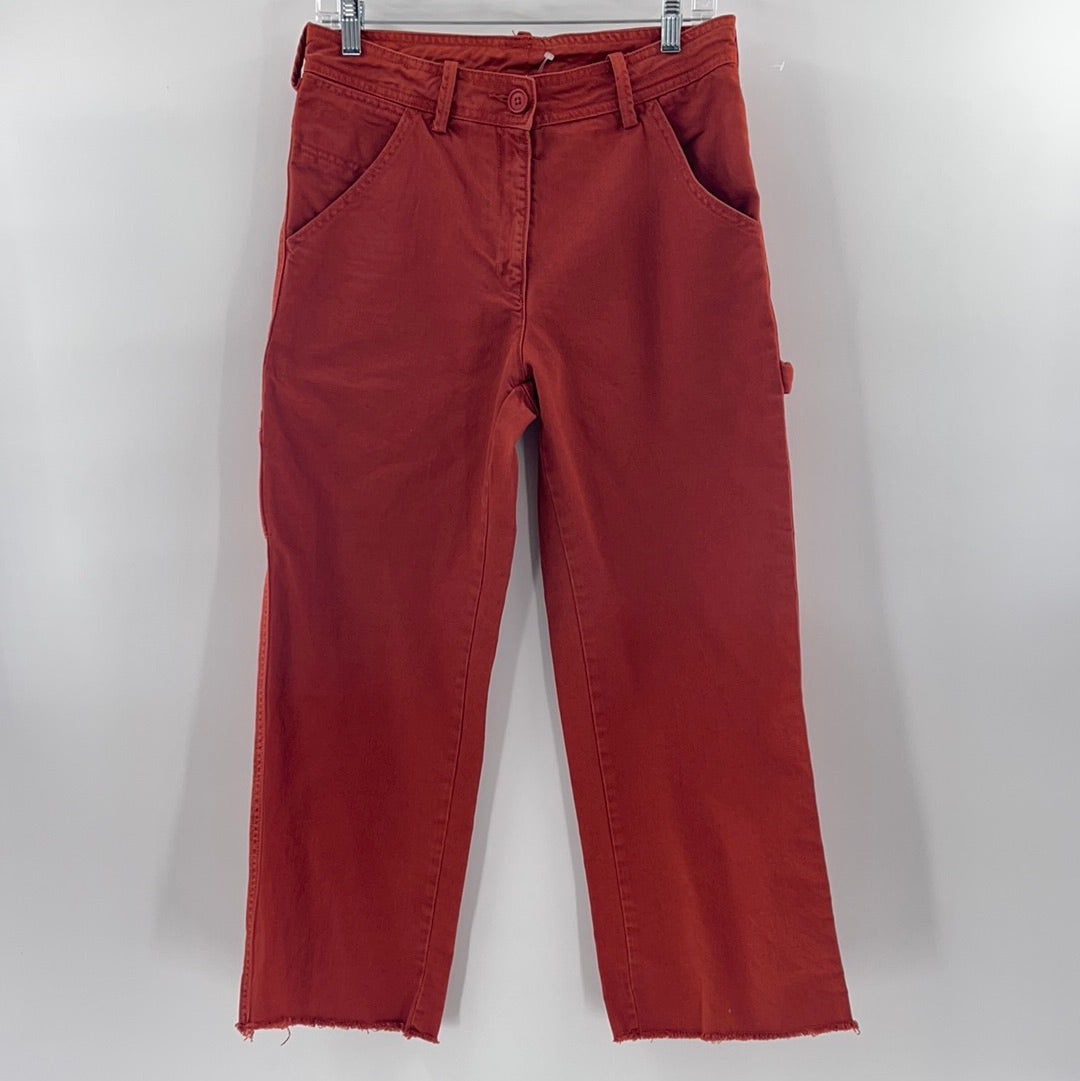 Free People Burnt Orange Wide legs (Sz 6)
