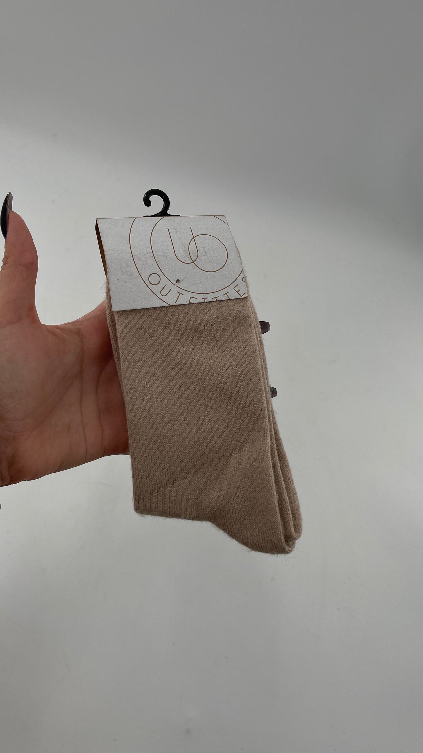 Urban Outfitters Tan Crew Socks