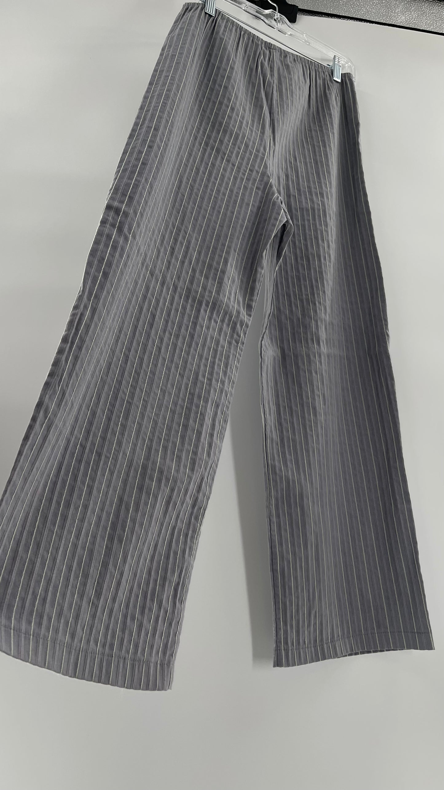 Vintage Pinstripe Wide Legs (Medium)