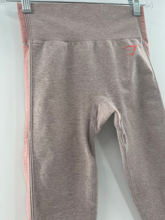 Gym Shark Pink/Salmon Leggings (Size XS)