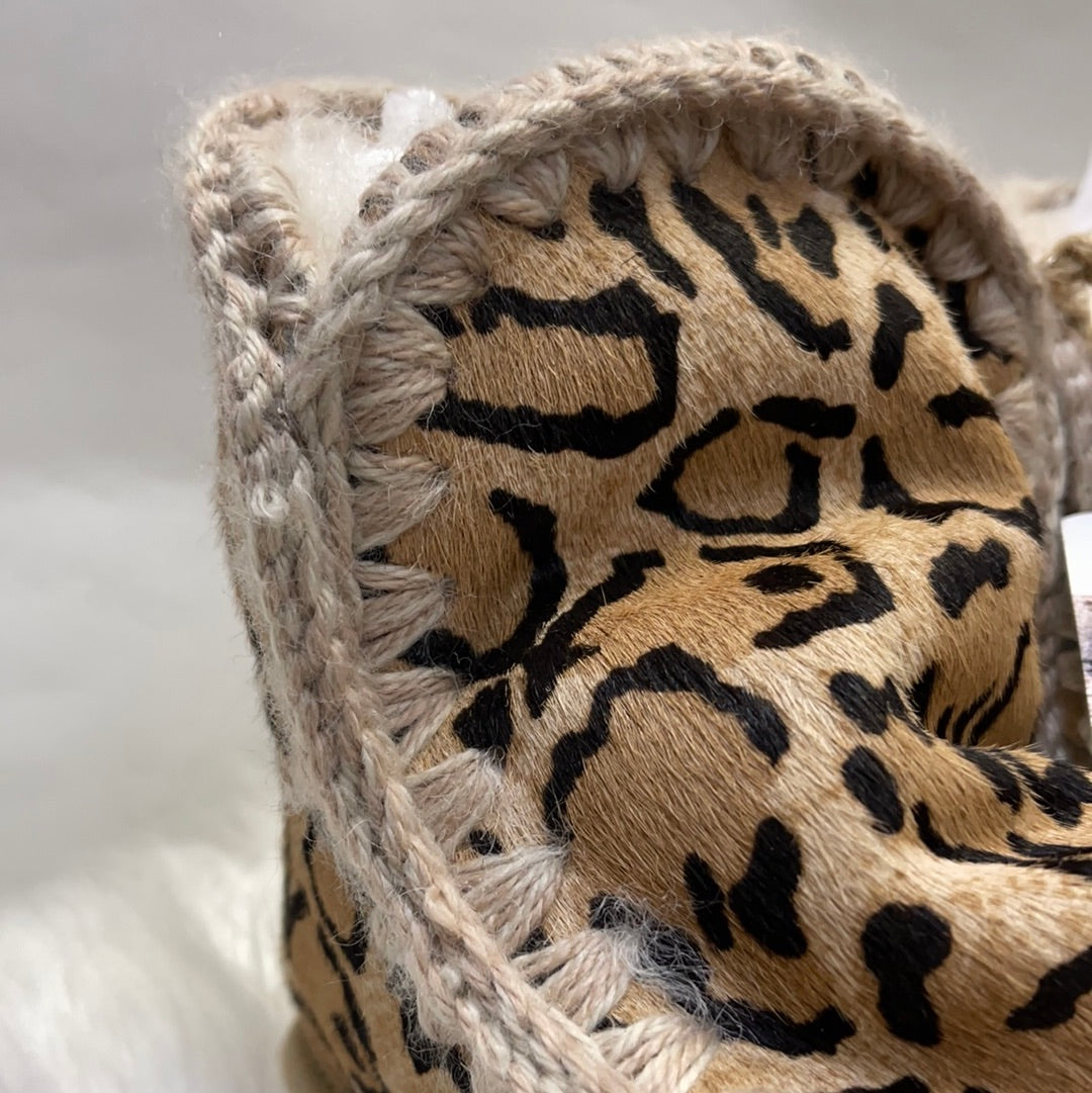 MOU Leopard Print Boots
