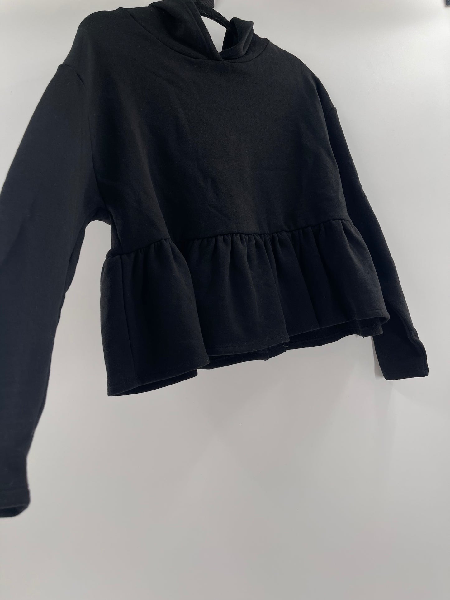 Urban Outfitters Cropped Black Hoodie (XS)
