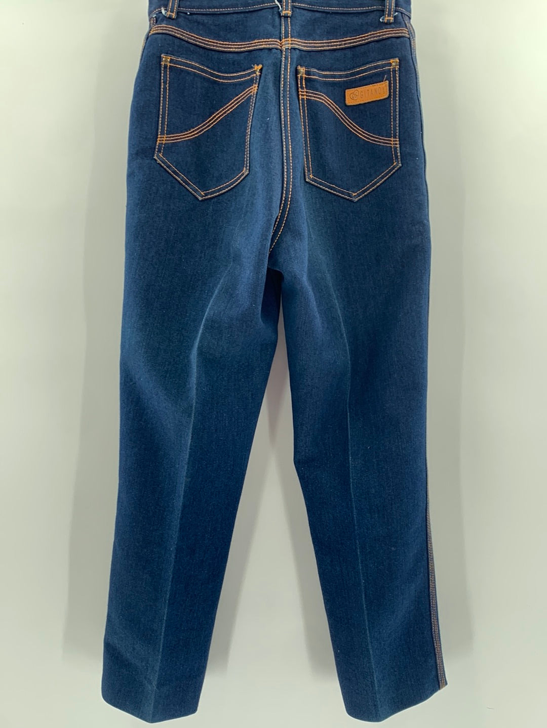 80s Gitano Blue Cotton Jeans (Size 10 Short)