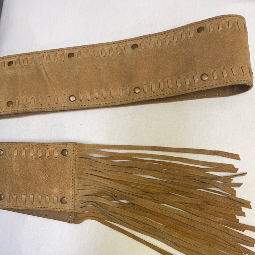 Free People Thick Suede Belt