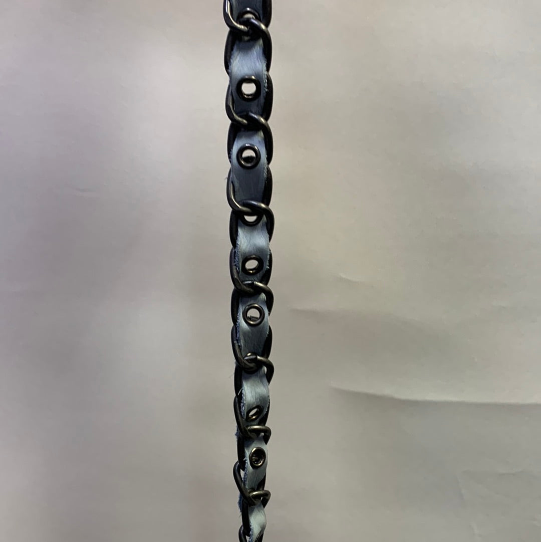 Free People Jean Blue Chain Belt