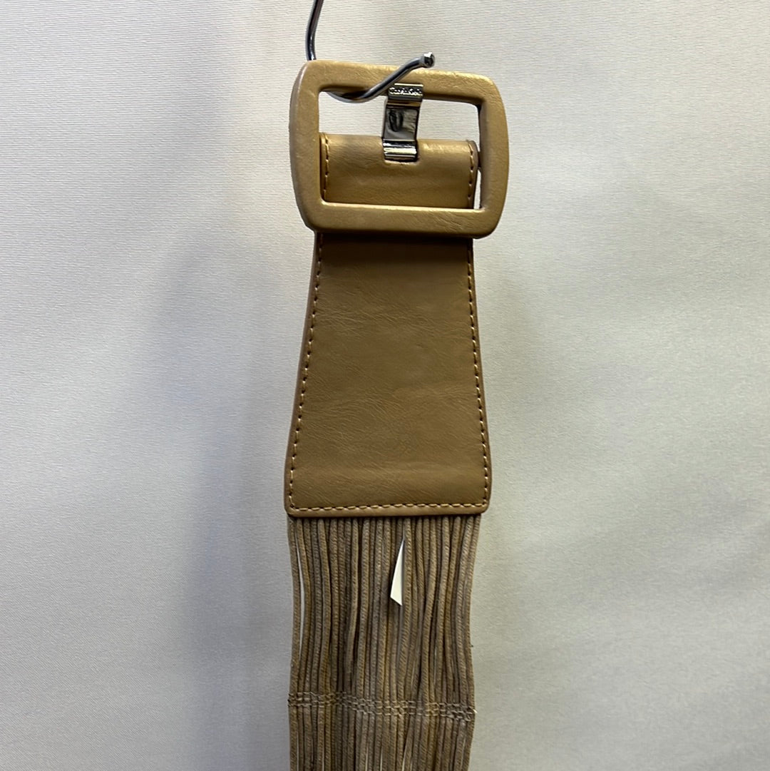 Calvin Klein Leather Wax Cotton Cord Belt S