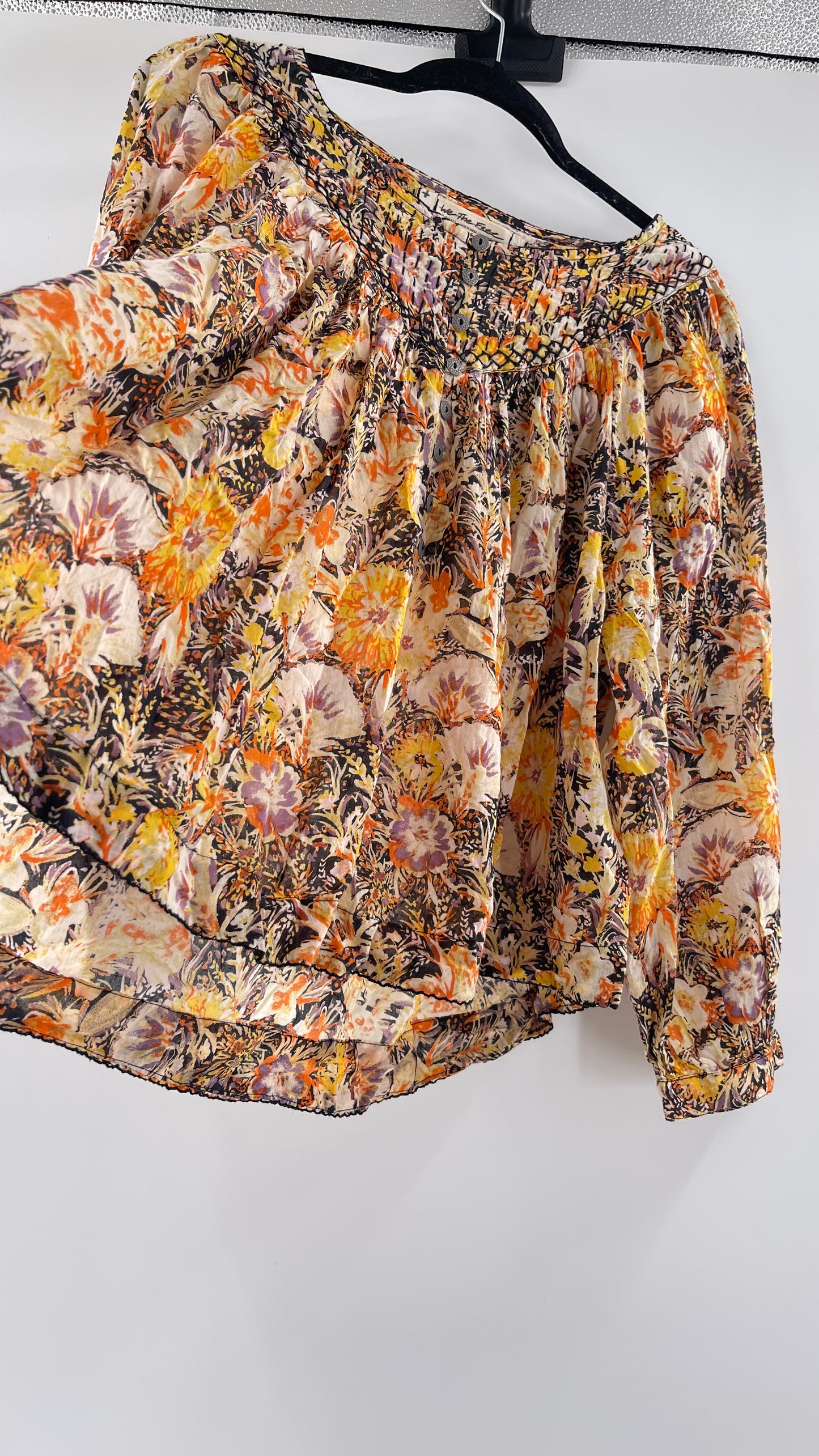 Free People Fall Toned Prairie Top (XS)