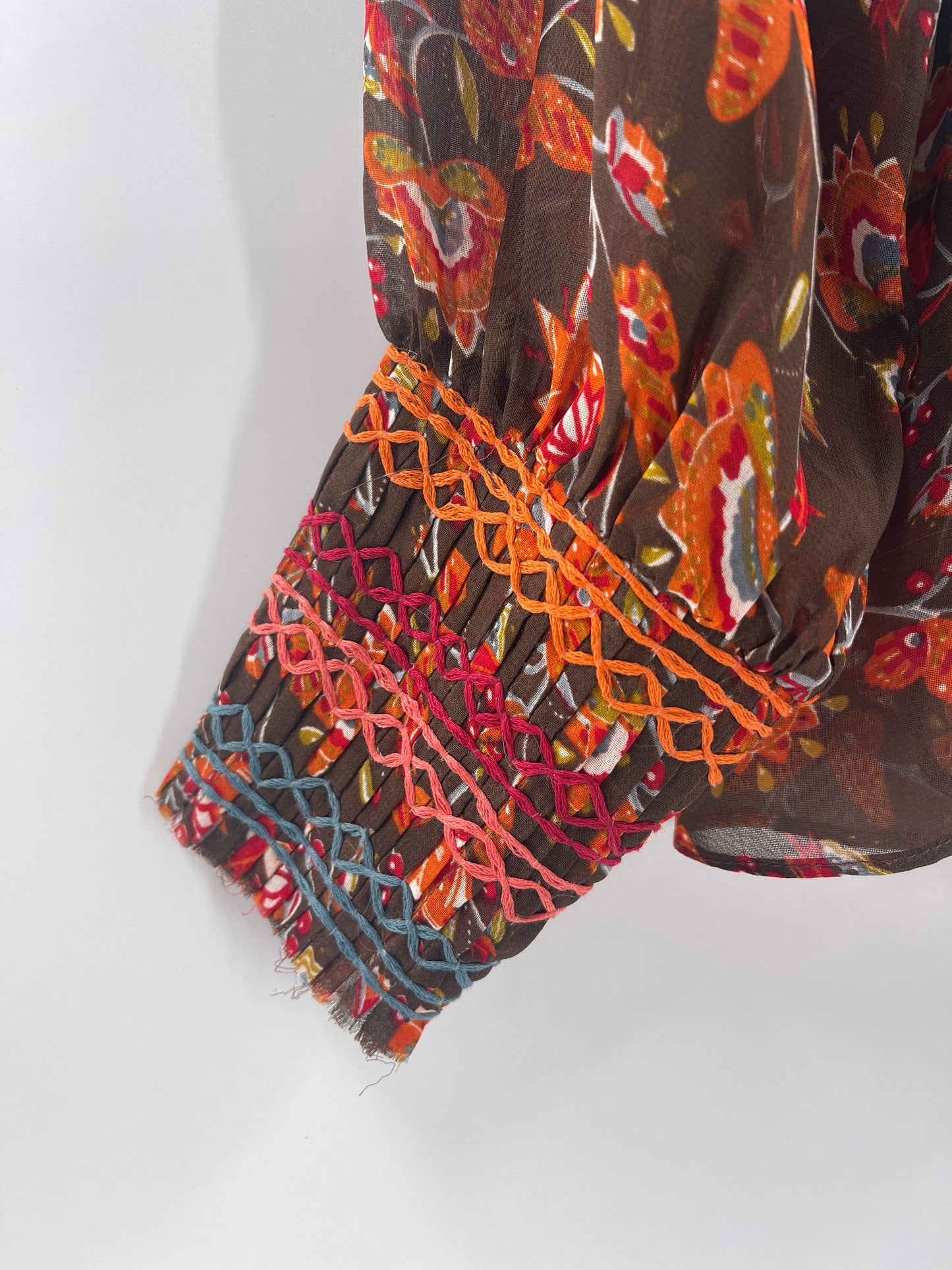 Ranna Gil Fall Toned Blouse (S)