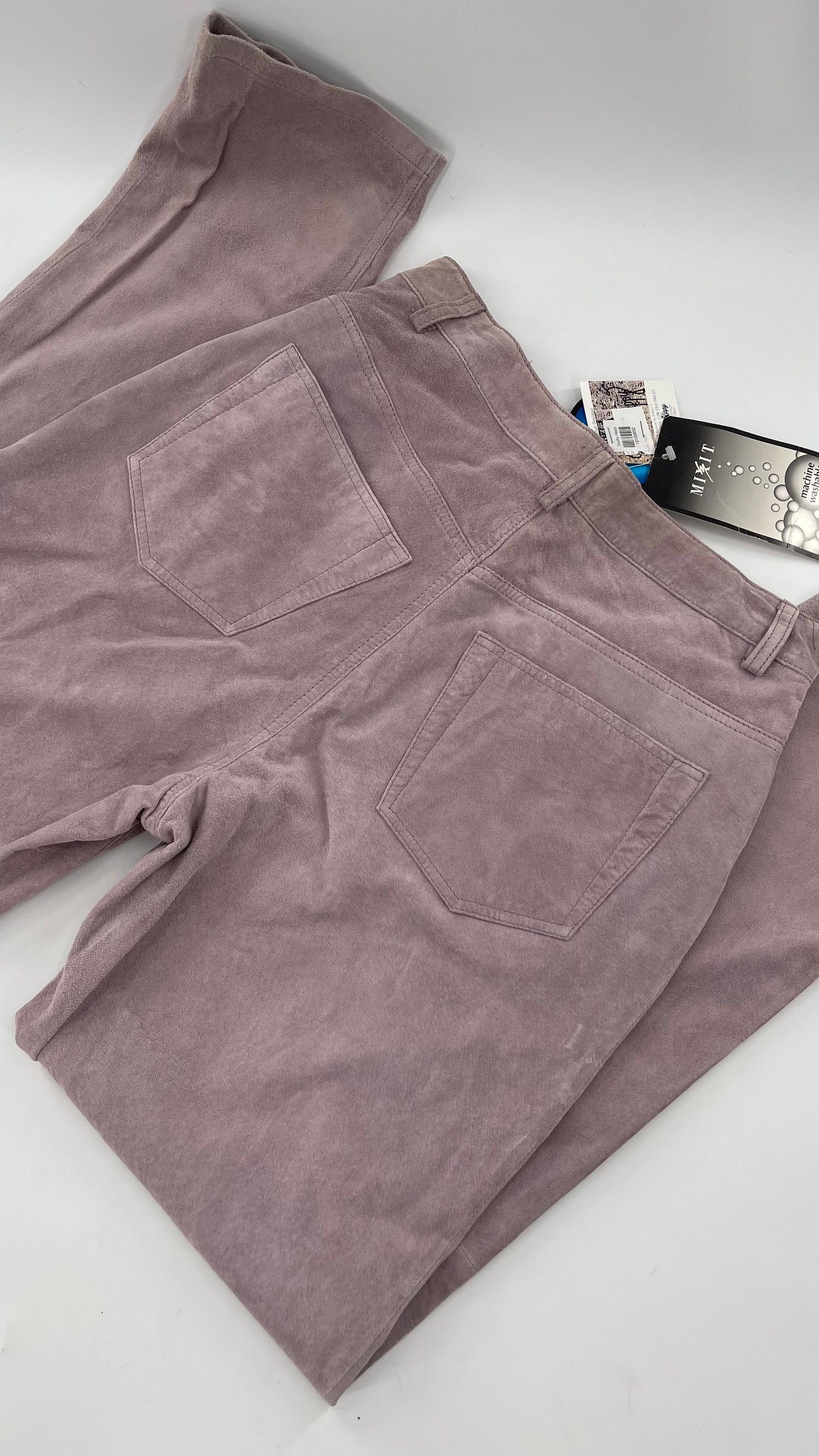 MIXIT Deadstock Vintage Suede High Rise Pants (10)