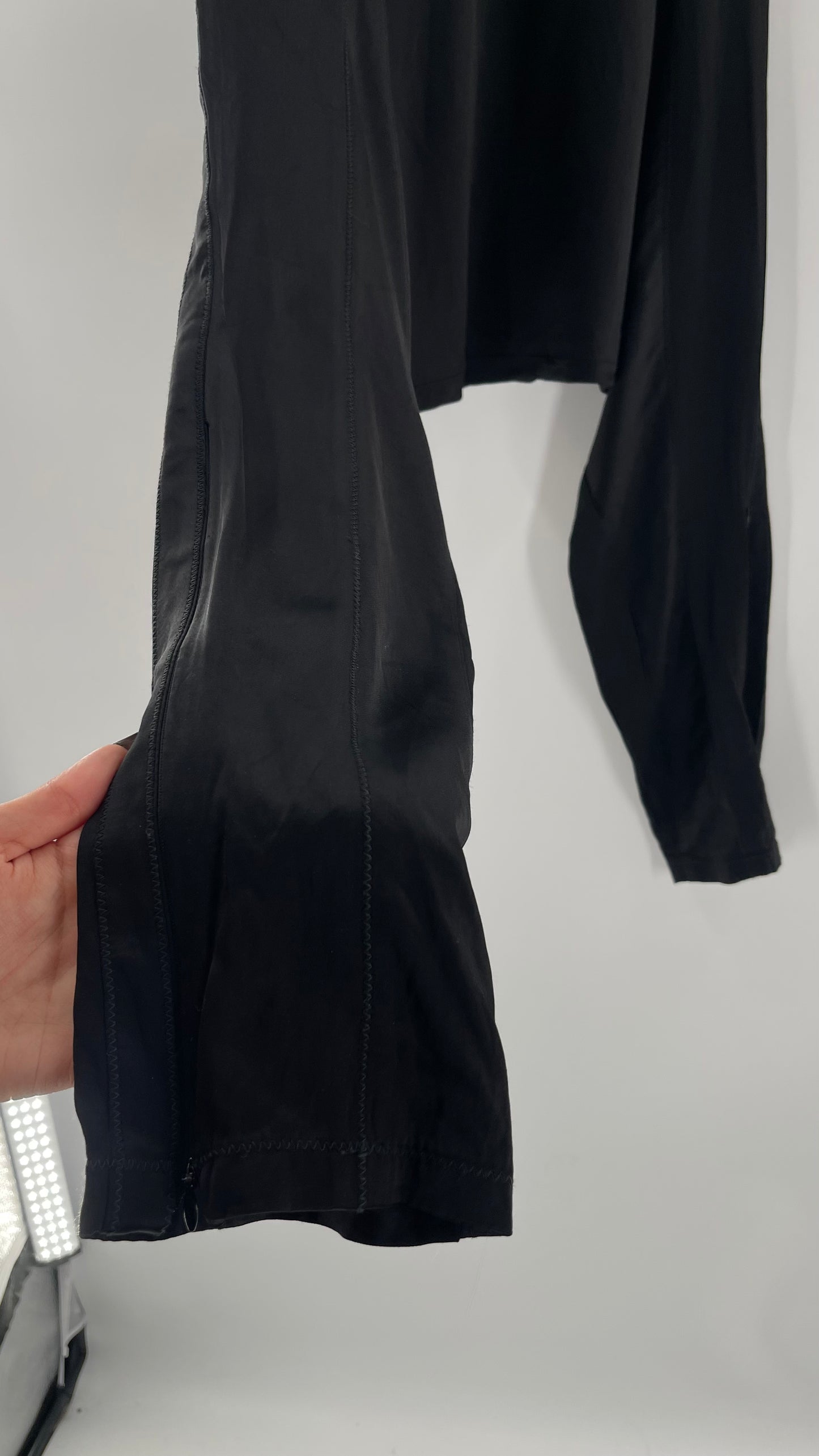 Costume National Silky Haram Pants Jet Blue (44)