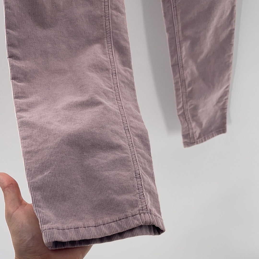 Free People Lilac Button Up Corduroy Jeans (Size 29)